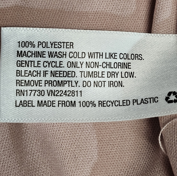 Light Pink Pleated Tank Top Size XS - Picture 10 of 10